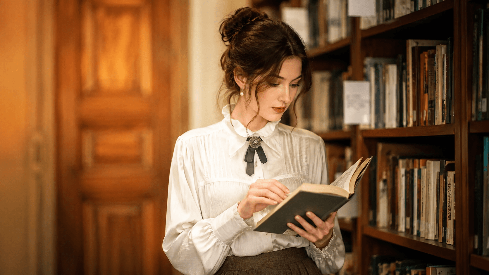 Author with published book